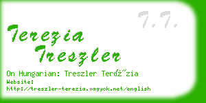 terezia treszler business card